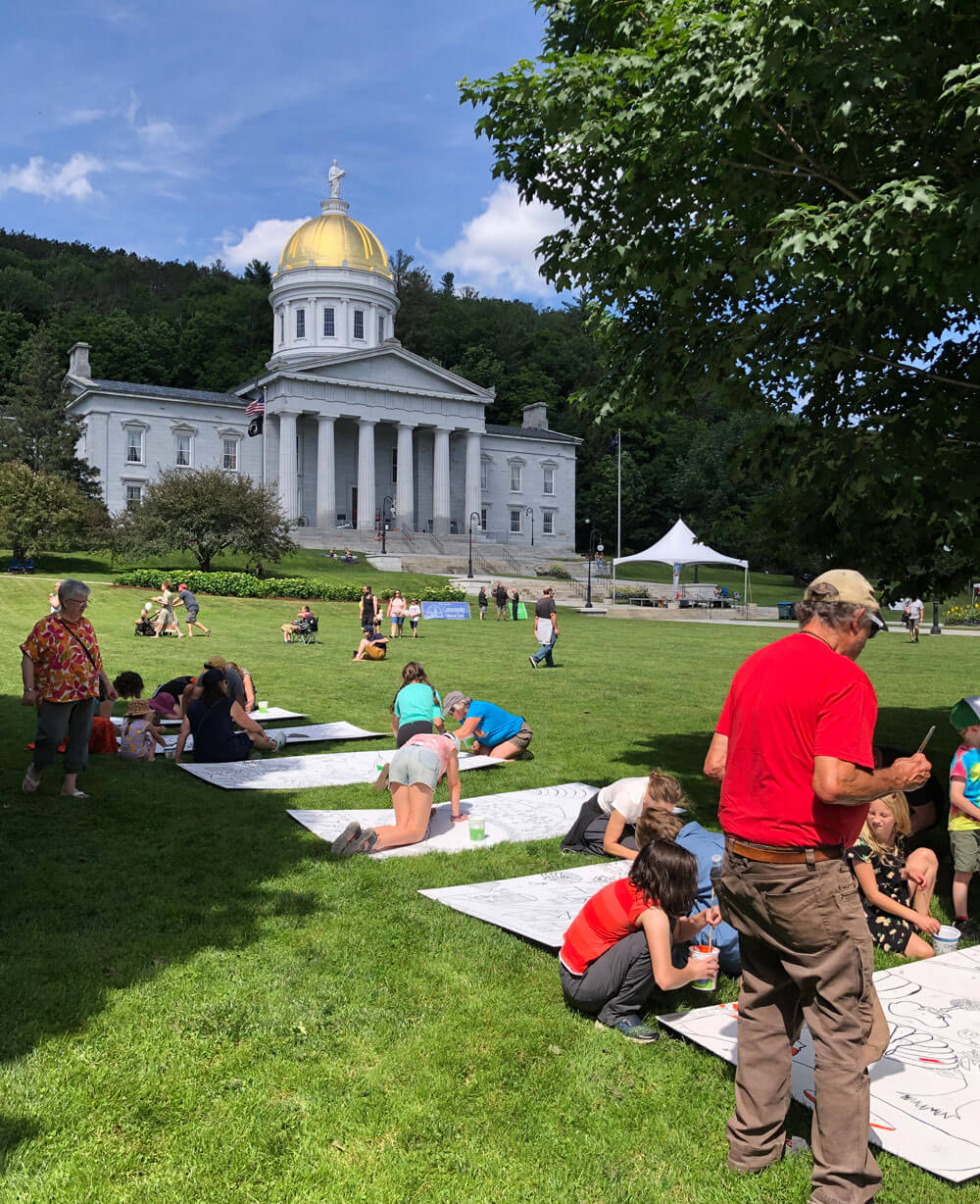 Capital art T.W. Art project at Vermont's Capital