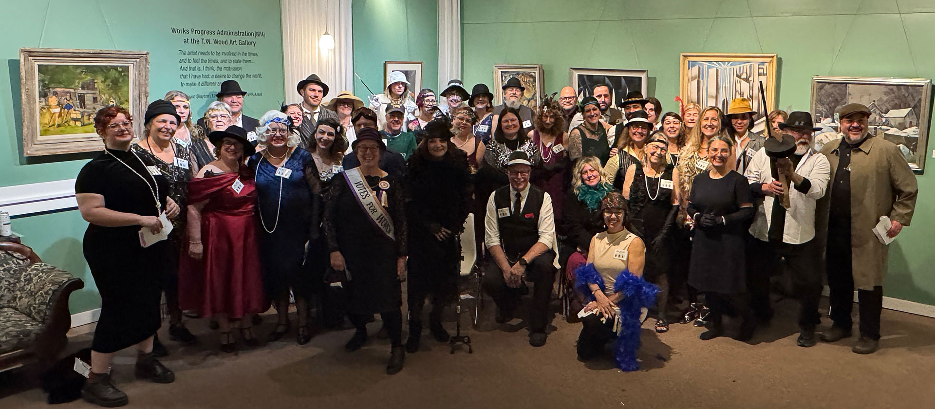 2025 Murder Mystery participants dress in character