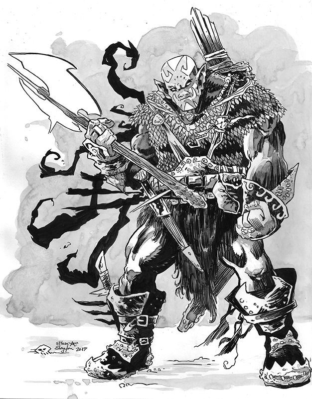 sketch of Ozric character