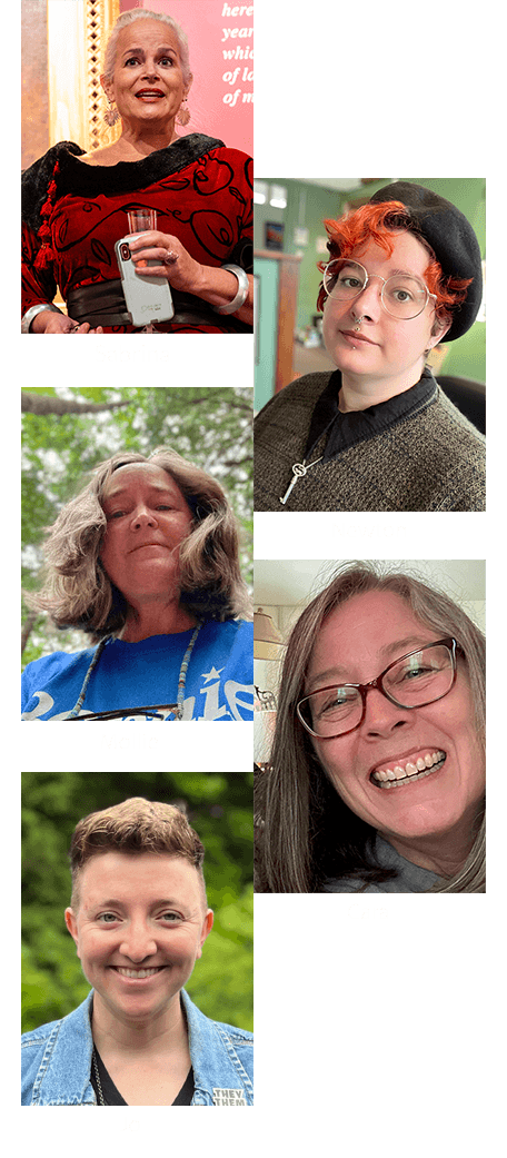 Five members of the  T.W. Wood Staff