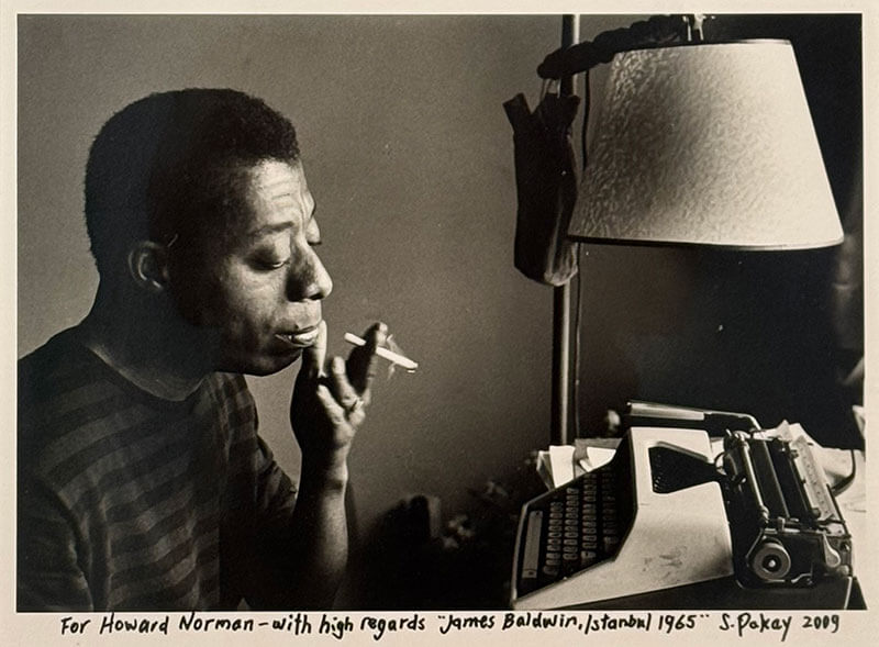 Photograph of “James Baldwin, Istanbul 1965” by S. Pakey